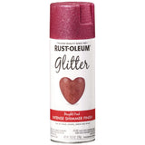 Rust-Oleum® Specialty Glitter Spray Paint, Glitter Pink, 10.25 oz Aerosol Can, 6/Carton (RST301818) Case of 6