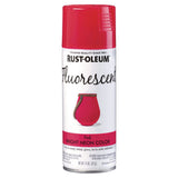 Rust-Oleum® Specialty Fluorescent Spray Paint, Flat Fluorescent Pink, 11 oz Aerosol Can, 6/Carton (RST342569) Case of 6
