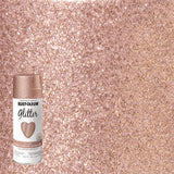Rust-Oleum® Specialty Glitter Spray Paint, Glitter Rose Gold, 10.25 oz Aerosol Can, 6/Carton (RST344697) Case of 6