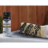 Rust-Oleum® Stops Rust 5-in-1 Spray Paint, Gloss Black, 12 oz Aerosol Can, 6/Carton (RST376884) Case of 6
