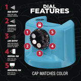 Rust-Oleum® Stops Rust 5-in-1 Spray Paint, Gloss Maui Blue, 12 oz Aerosol Can, 6/Carton (RST376907) Case of 6