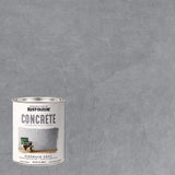 Rust-Oleum® Concrete Interior Wall Paint, Matte Sidewalk Gray, Quart Can, 2/Carton (RST379908) Case of 2