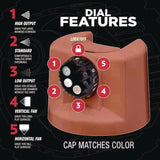 Rust-Oleum® Stops Rust 5-in-1 Spray Paint, Rusty Metal, 12 oz Aerosol Can, 6/Carton (RST384755) Case of 6