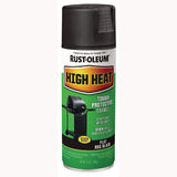 Rust-Oleum® High Heat Enamel Spray Paint, Flat Black, 12 oz Aerosol Can, 6/Carton (RST7778830) Case of 6