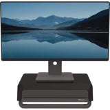 Fellowes® Breyta Monitor Stand, 13.94" x 11.97" x 3.25" to 6", Black, Supports 33 lbs (FEL100098502) Each