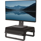 Fellowes® Breyta Monitor Stand, 13.94" x 11.97" x 3.25" to 6", Black, Supports 33 lbs (FEL100098502) Each