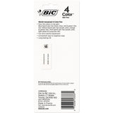 BIC® 4-Color Multi-Color Ballpoint Pen, Retractable, Medium 1 mm, Assorted Ink, Assorted Barrels, 3/Pack (BICMMXP31AST) Pack of 3