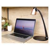 BLACK+DECKER Modern LED Desk Lamp, Black/Rose Gold (BLDVLED1814BD) Each