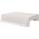 Fellowes® Breyta Monitor Stand, 13.94" x 11.97" x 3.25" to 6", White, Supports 33 lbs (FEL100098565) Each
