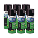 Rust-Oleum® Specialty Appliance Epoxy Spray Paint, Gloss Black, 12 oz Aerosol Can, 6/Carton (RST7886830) Case of 6