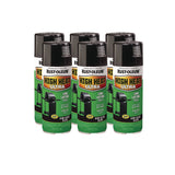 Rust-Oleum® High Heat Enamel Spray Paint, Semi-Gloss Black, 12 oz Aerosol Can, 6/Carton (RST241169) Case of 6