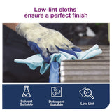 Tork® Low-Lint Cleaning Cloths, 1-Ply, 15 x 15, Blue, 240 Sheets, 4 Boxes/Carton (TRK192483) Case of 4
