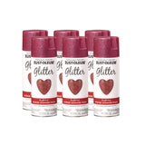 Rust-Oleum® Specialty Glitter Spray Paint, Glitter Pink, 10.25 oz Aerosol Can, 6/Carton (RST301818) Case of 6