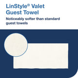 Tork® LinStyle Valet Guest Towel, 1-Ply, 11.5 x 17, White, 100/Pack, 5 Packs/Carton (TRK716001) Case of 5