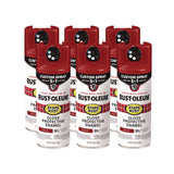 Rust-Oleum® Stops Rust 5-in-1 Spray Paint, Gloss Regal Red, 12 oz Aerosol Can, 6/Carton (RST376895) Case of 6