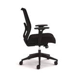 HON® Altern Mesh Back Task Chair, 17.95 to 21.1 Seat Height, Black Seat, Black Back, Black Base (HONALTT1UMBLK) Each