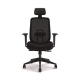 HON® Altern Mesh Back Task Chair, 17.95 to 21.1 Seat Height, Black Seat, Black Back, Black Base (HONALTT1UMBLK) Each