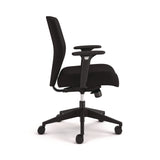 HON® Altern Upholstered Back Task Chair, 16.5 to 19.56 Seat Height, Black Seat, Black Back, Black Base (HONALTT1UUBLK) Each