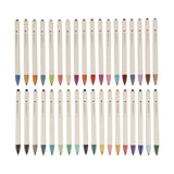 Zebra® ClickArt Porous Point Pen, Retractable, Fine 0.6 mm, Assorted Ink, White Barrel, 36/Pack (ZEB69836) Each