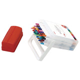 Zebra® ClickArt Porous Point Pen, Retractable, Fine 0.6 mm, Assorted Ink, White Barrel, 36/Pack (ZEB69836) Each