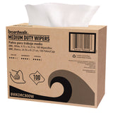 Boardwalk® DRC Wipers, 1-Ply, 9.75 x 16.25, White, 100/Box, 8 Boxes/Carton (BWKDRC800W) Case of 8