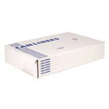 Heritage Linear Low-Density Can Liners, 33 gal, 1 mil, 33" x 45", Clear, Flat Pack, 200/Carton (HERH6645TC) Case of 200