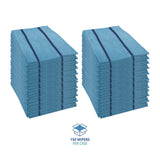 Boardwalk® Antimicrobial Foodservice Wipers, 1-Ply, 12 x 21, Blue, 150/Carton (BWKFS150B) Case of 150