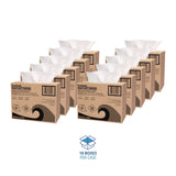 Boardwalk® Hydrospun Wipers, 1-Ply, 9.75 x 16.75, White, 126/Box, 10 Boxes/Carton (BWKHS1260W) Case of 10