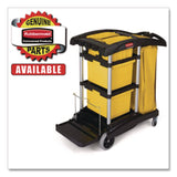 Rubbermaid® Commercial 8" Ball Bearing Wheel and 4" Swivel Stem Caster Kit with Axle for Microfiber Cleaning Cart, (2) Wheels, (2) Casters (SGS9T94M1) Each