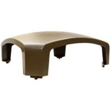 Rubbermaid® Commercial Dome Top for Landmark Series Waste Receptacle, Square, 26 x 16 x 11.25, Driftwood (SGS3975L1DWOOD) Each