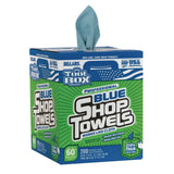 Sellars® TOOLBOX Blue Shop Towels, 1-Ply, 10 x 12, Blue, 200 Sheets/Box, 4 Boxes/Carton (SLR55202) Case of 4