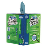 Sellars® TOOLBOX Blue Shop Towels, 1-Ply, 10 x 12, Blue, 200 Sheets/Box, 4 Boxes/Carton (SLR55202) Case of 4