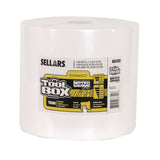 Sellars® TOOLBOX WaterWeave T600 Wipers, 1-Ply, 11.8 x 12.8, White, 1,100 Sheets/Roll (SLR68300) Each