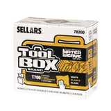 Sellars® TOOLBOX WaterWeave T700 Wipers, 1-Ply, 8.27 x 16.5, White, 100 Sheets/Box, 8 Boxes/Carton (SLR78200) Case of 8