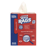 Sellars® TOOLBOX White Rags, 1-Ply, 9.8 x 12, White, 200 Sheets/Box, 6 Boxes/Carton (SLR58202) Case of 6