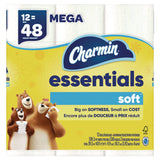 Charmin® Essentials Soft Bathroom Tissue, Septic Safe, 2-Ply, White, 330 Sheets/Roll, 12 Rolls/Pack, 4 Packs/Carton (PGC03154) Each
