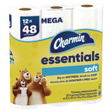 Charmin® Essentials Soft Bathroom Tissue, Septic Safe, 2-Ply, White, 330 Sheets/Roll, 12 Rolls/Pack, 4 Packs/Carton (PGC03154) Each