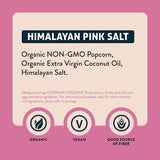 LesserEvil® Himalayan Pink Salt Organic Popcorn, Salt, 0.46 oz Bag, 24/Carton (GRR22001053) Case of 24