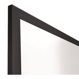 TRU RED™ Magnetic Steel Dry Erase Board, 36" x 60", White Surface, Black Aluminum Frame (TUDTR61182) Each