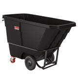 Suncast Commercial® 1 cu yd Standard Duty Tilt Truck, Forkliftable Frame, 1,300 lb Capacity, Black (SUARMTTSD100D) Each