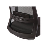 Alera® Ashdale Ergonomic Fabric Swivel Task Chair, Supports Up to 275 lb, 18.15 to 21.89 Seat Height, Black Seat/Back, Black Base (ALEAD41BME17) Each