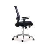 Alera® Ashdale Ergonomic Fabric Swivel Task Chair, Supports Up to 275 lb, 18.15 to 21.89 Seat Height, Black Seat/Back, Black Base (ALEAD41BME17) Each