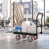 Suncast Commercial® Resin Platform Truck, 1,600 lb Capacity, 24" x 36", Black (SUAPDPT2436) Each