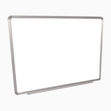 Luxor Wall-Mounted Magnetic Whiteboard, 48" x 36", White Surface, Silver Aluminum Frame (LXCWB4836W) Each