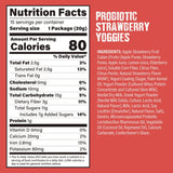 Nature's Garden Probiotic Yoggies Variety Snack Pack, Assorted Flavors, 0.7 oz Bag, 30/Carton (GRR22002303) Case of 30