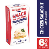 Bumble Bee® Snack on the Run Chicken Salad Kit with Crackers, 3.5 oz Box, 6/Carton (GRR22002355) Case of 6