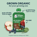 Gerber® Organic 2nd Foods Baby Food Pouches, Assorted Flavors, 3.5 oz Pouch, 12/Carton (GRR22002367) Case of 12