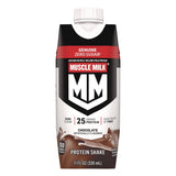 MUSCLE MILK PROTEIN™ Genuine Chocolate Protein Shake, 11 oz Carton, 18/Carton (GRR22002378) Case of 18