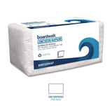 Boardwalk® 1/4-Fold Lunch Napkins, 1-Ply, 12" x 12", White, 500/Pack (BWK500NAPPK) Pack of 500