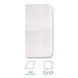 Boardwalk® 1/4-Fold Lunch Napkins, 1-Ply, 12" x 12", White, 500/Pack (BWK500NAPPK) Pack of 500